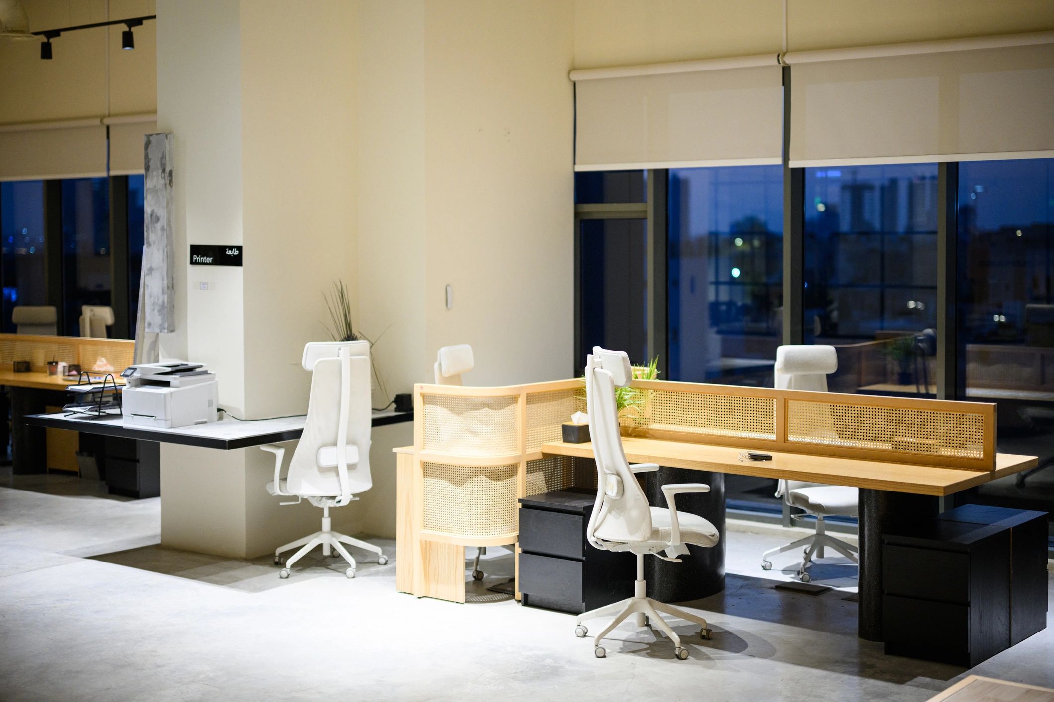 Contemporary consulting office interior